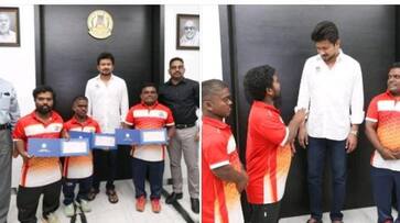 Udhayanithi provides financial assistance to Tamil Nadu sportspersons who are participating in World dwarf games Udhayanithi provides financial assistance to Tamil Nadu sportspersons who are participating in World dwarf games