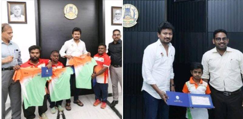 Udhayanithi provides financial assistance to Tamil Nadu sportspersons who are participating in World dwarf games 