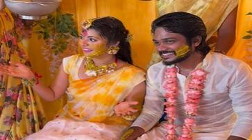 Famous Serial Couple Sandhya Ramachanran got married with actor Britto Mano Famous Serial Couple Sandhya Ramachanran got married with actor Britto Mano