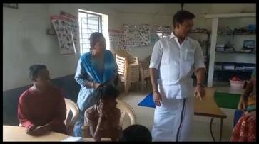 minister anbil mahes inspect government school in coimbatore district minister anbil mahes inspect government school in coimbatore district