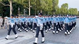 IAF contingent marches on France's Avenues des Champs Elysees ahead of Bastille Day