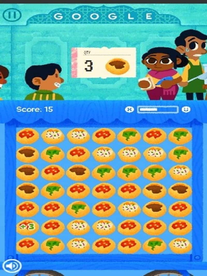 Celebrating Pani Puri Doodle - Google Doodles