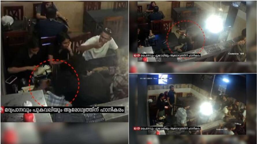 റസ്റ്റോറന്‍റില്‍ പരസ്യ മദ്യപാനവുമായി വിദ്യാര്‍ത്ഥികള്‍,ഭക്ഷണത്തിൽ മണ്ണ് വാരി എറിഞ്ഞു,ജീവനക്കാരുമായി സംഘര്‍ഷം