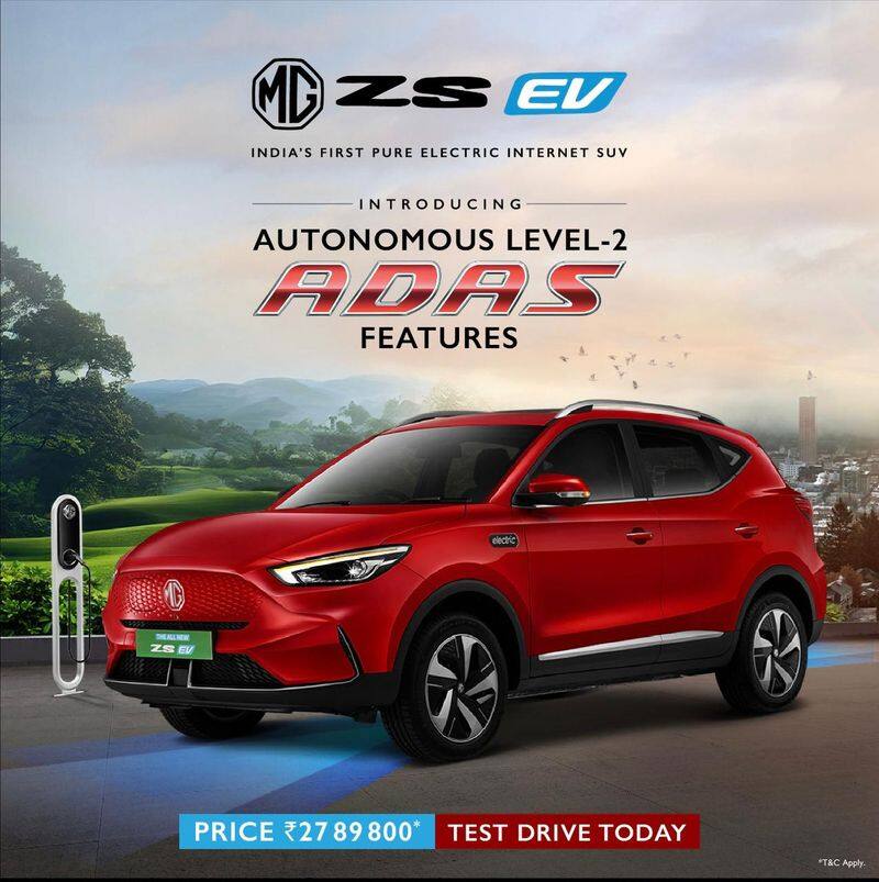 MG Motor India  today launched the enhanced variant of its ZS EV with Autonomous Level-2-sak