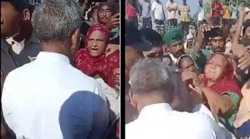 Haryana Woman SLAPS MLA Over Mismanagement Of Flood Situation In Kaithal Haryana Woman SLAPS MLA Over Mismanagement Of Flood Situation In Kaithal