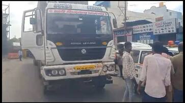 young man killed road accident in tirupathur district young man killed road accident in tirupathur district