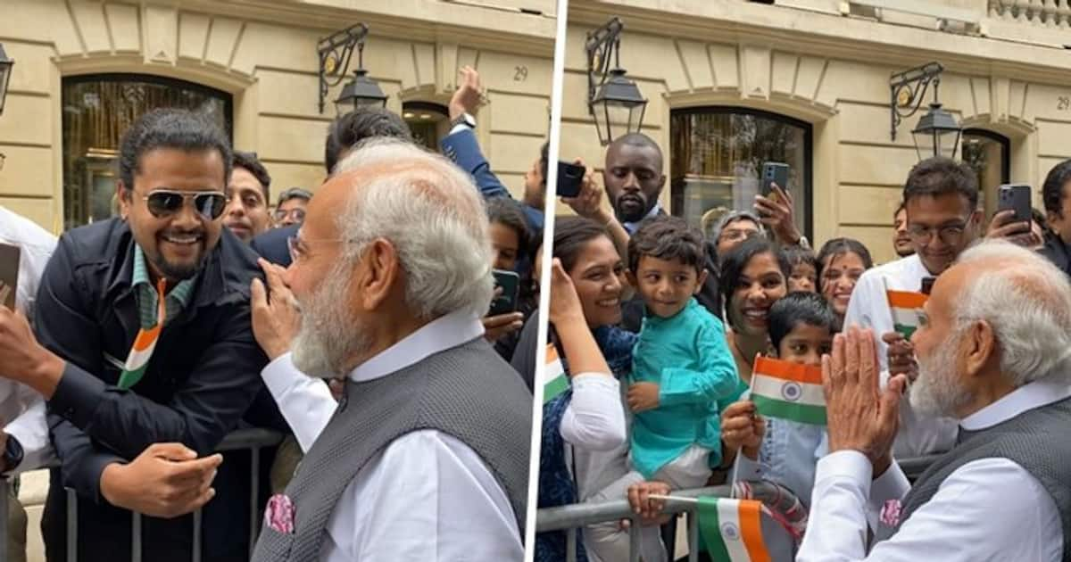 WATCH: Indian Diaspora Welcomes PM Modi In Paris With 'Bharat Mata Ki ...