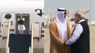 PM Modi arrives in UAE for final leg of two-nation tour PM Modi arrives in UAE for final leg of two-nation tour