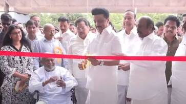 Cm mk stalin inaugurates kalaingar centenary library today in madurai Cm mk stalin inaugurates kalaingar centenary library today in madurai