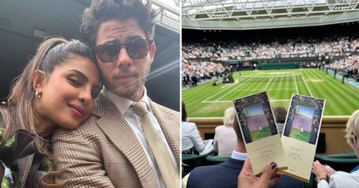 Priyanka Chopra, Nick Jonas attend Wimbledon Couple looks stylish as