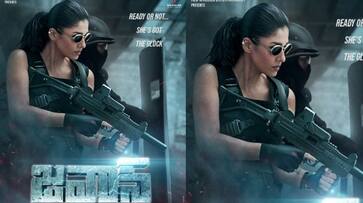 Nayantharas first look from Jawan movie poster Goes Viral NSK Nayantharas first look from Jawan movie poster Goes Viral NSK