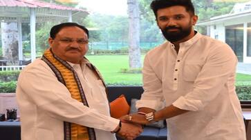 Chirag Paswan joins BJP-led alliance after meeting JP Nadda in Delhi KRJ Chirag Paswan joins BJP-led alliance after meeting JP Nadda in Delhi KRJ