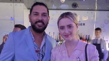 Yuvraj Singh shares Insta pic with mystery Women, Kathryn newton, shots comment goes viral CRA Yuvraj Singh shares Insta pic with mystery Women, Kathryn newton, shots comment goes viral CRA