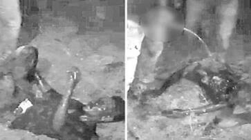 A brutal gang attacked a tribal youth and urinated on his mouth.. shocking incident in andra pradesh ongole.. A brutal gang attacked a tribal youth and urinated on his mouth.. shocking incident in andra pradesh ongole..