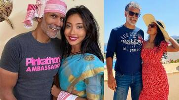 Actor Milind Soman Married 25 Years Old Women At 52 years NSK Actor Milind Soman Married 25 Years Old Women At 52 years NSK