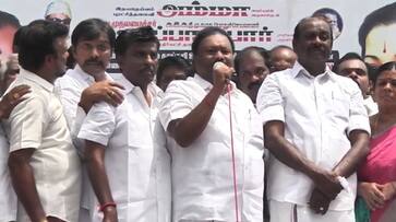 ADMK former Minister Srinivasan says that lets make stalin chief minister again ADMK former Minister Srinivasan says that lets make stalin chief minister again