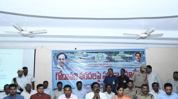 Minister Puvvada Ajay review on Godavari floods in Khammam AKP Minister Puvvada Ajay review on Godavari floods in Khammam AKP
