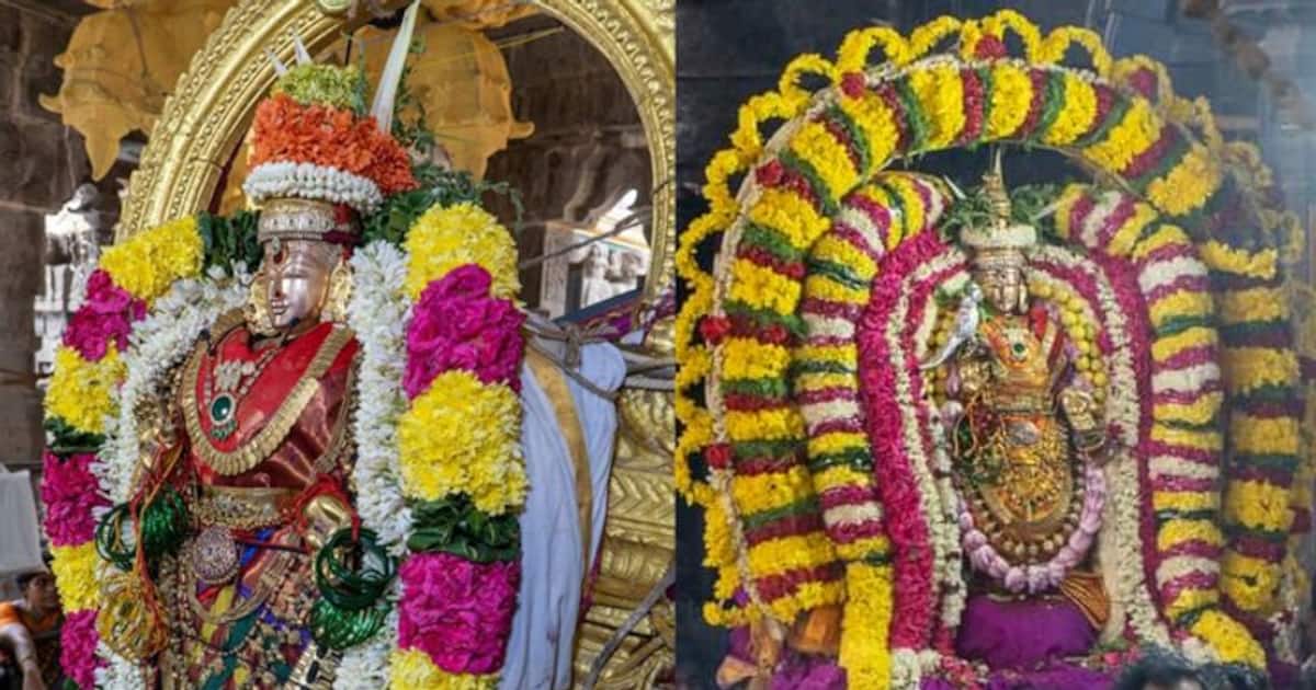 Annamalaiyar Temple: ஆடிப்பூரம் பிரம்மோற்சவம்..  அண்ணாமலையார் கோயிலில் பராசக்தி அம்மனுக்கு வளைகாப்பு விழா 