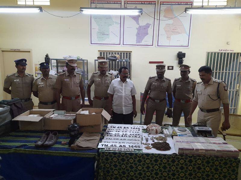 A gang that looted Rs 35 lakh has been arrested in Erode