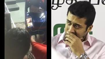 Actor suriya upset over the loss of his fans in andhra and speak with family through video call Actor suriya upset over the loss of his fans in andhra and speak with family through video call