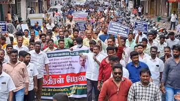 Puducherry sacked workers rally towards Assembly Protest on the barricades Puducherry sacked workers rally towards Assembly Protest on the barricades