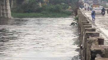 Moosarambagh Bridge Closed Due to heavy rains in Hyderabad lns Moosarambagh Bridge Closed Due to heavy rains in Hyderabad lns