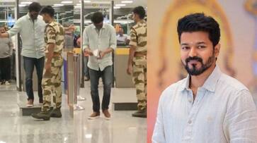 Thalapathy Vijay Finished his schedule and dubbing for leo and now off to vacation photo viral in internet Thalapathy Vijay Finished his schedule and dubbing for leo and now off to vacation photo viral in internet