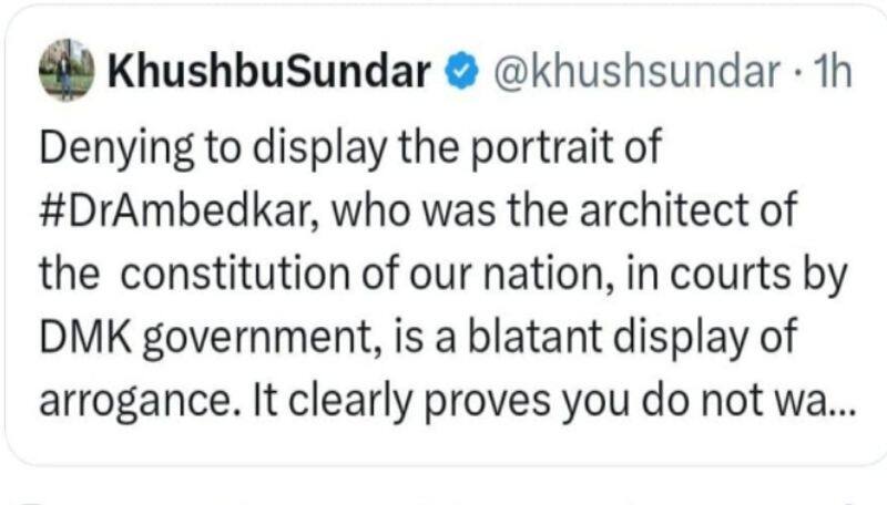 Khushbu Sundar Tweet