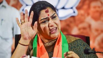 Khushbu Sundar Deleted her tweet after criticizing DMK for Dr Ambedkar Photo and Statue Issue Khushbu Sundar Deleted her tweet after criticizing DMK for Dr Ambedkar Photo and Statue Issue
