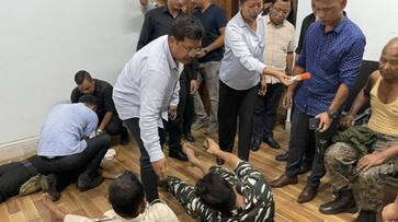Winter Capital City Demand Protesters attacked Meghalaya Chief Minister office 5 injured Winter Capital City Demand Protesters attacked Meghalaya Chief Minister office 5 injured
