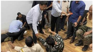 Mob Surrounds Meghalaya Chief Ministers Office KRJ Mob Surrounds Meghalaya Chief Ministers Office KRJ
