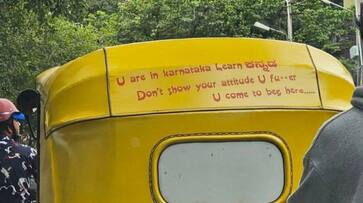 U are in Karnataka learn Kannada: Photo of auto with message goes viral U are in Karnataka learn Kannada: Photo of auto with message goes viral