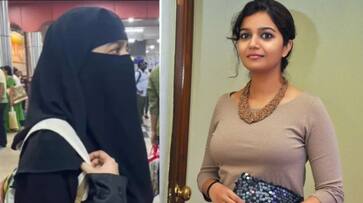 subramaniapuram actress Swathi reddy wearing burka while travel for temple subramaniapuram actress Swathi reddy wearing burka while travel for temple