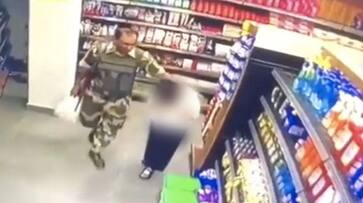 On Camera, Border Force Jawan Gropes Woman In Manipur Store, Suspended On Camera, Border Force Jawan Gropes Woman In Manipur Store, Suspended