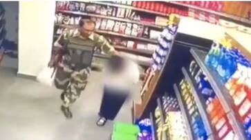 BSF jawan gropes woman in grocery store, suspended in Manipur KRJ BSF jawan gropes woman in grocery store, suspended in Manipur KRJ