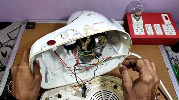 A blind person who repairs things like mixers, fridges.. A blind person who repairs things like mixers, fridges..