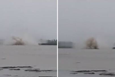 WATCH Indian Oil's gas pipeline bursts in River Yamuna, water gushes up in Uttar Pradesh town AJR