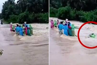 Telangana rains: Woman missing after being washed away in Bhadradri Kothagudem WATCH AJR