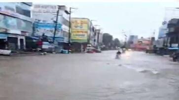 Road Connectivity Hanamkonda, Warangal Cut off due to Flood Water lns Road Connectivity Hanamkonda, Warangal Cut off due to Flood Water lns