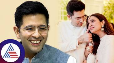 Raghav chadha spot with parineeti chopra before suspended from Rajya sabha ckm Raghav chadha spot with parineeti chopra before suspended from Rajya sabha ckm