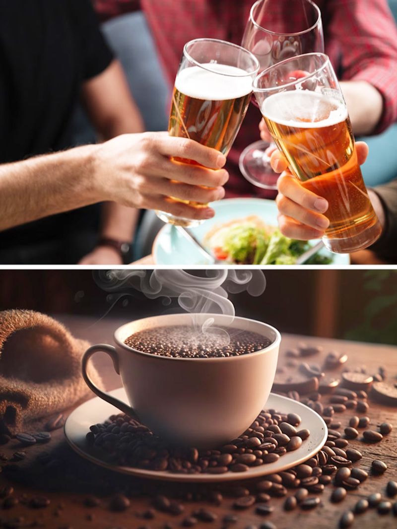 Alcohol to Caffeine7 food items blood pressure patient should avoid