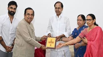 Star Comedian Brahmanandam invites Cm Kcr to his son Wedding NSK Star Comedian Brahmanandam invites Cm Kcr to his son Wedding NSK