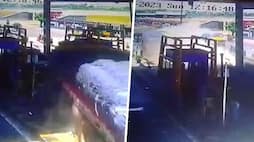 Horrific toll plaza accident in Tamil Nadu's Madurai (WATCH)