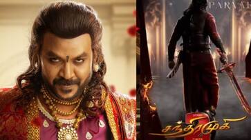 Raghava Lawrence starrer Chandramukhi 2 vettaiyan look revealed Raghava Lawrence starrer Chandramukhi 2 vettaiyan look revealed