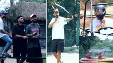 KL Rahul Spent time with his friends in kayaking and paintball KL Rahul Spent time with his friends in kayaking and paintball