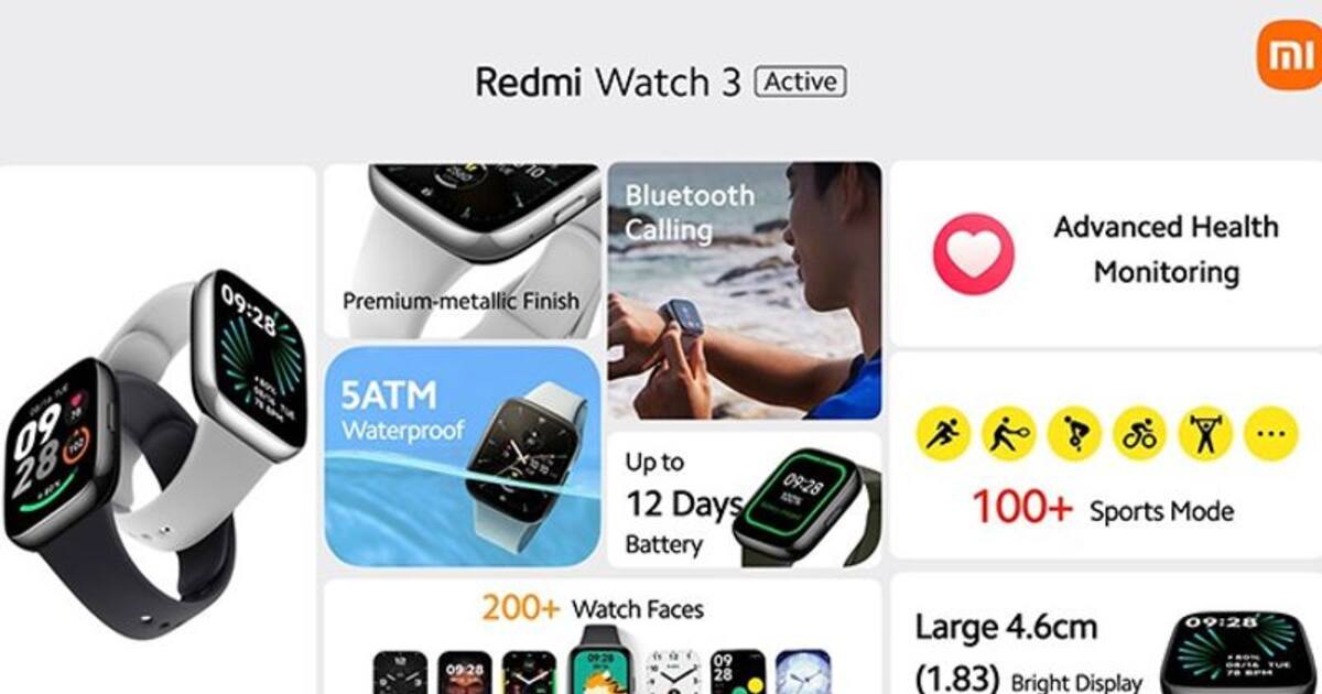 Redmi Watch 3 Active with 12-day battery, Xiaomi Smart TV X with Dolby  Vision launched in India: All details - India Today