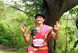 kranti salvi mumbai runner set guinness world record in saree ZKAMN