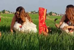 Akshara Singh started cutting grass in the fields instead of Shooting GGA