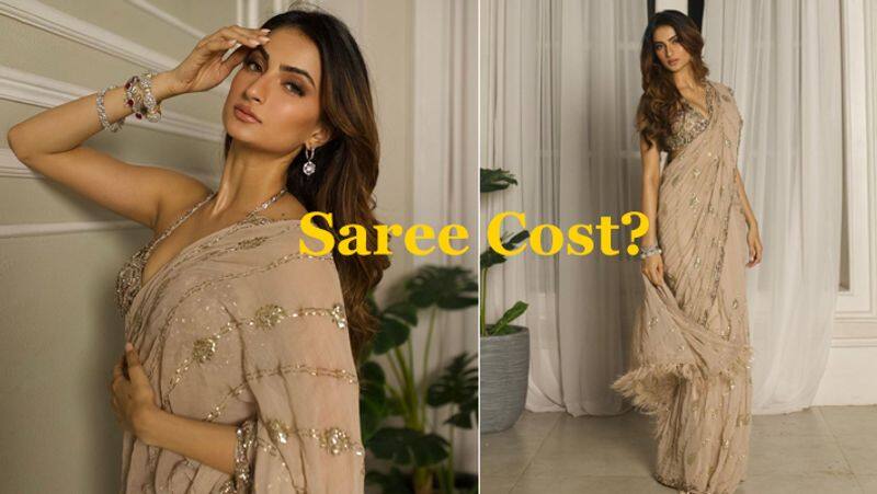 Palak Tiwari silver chiffon kamdani sequin saree cost in lakh you must know ZSCA