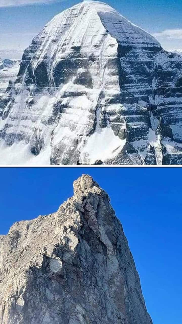 Mount Kailash Shiva Face